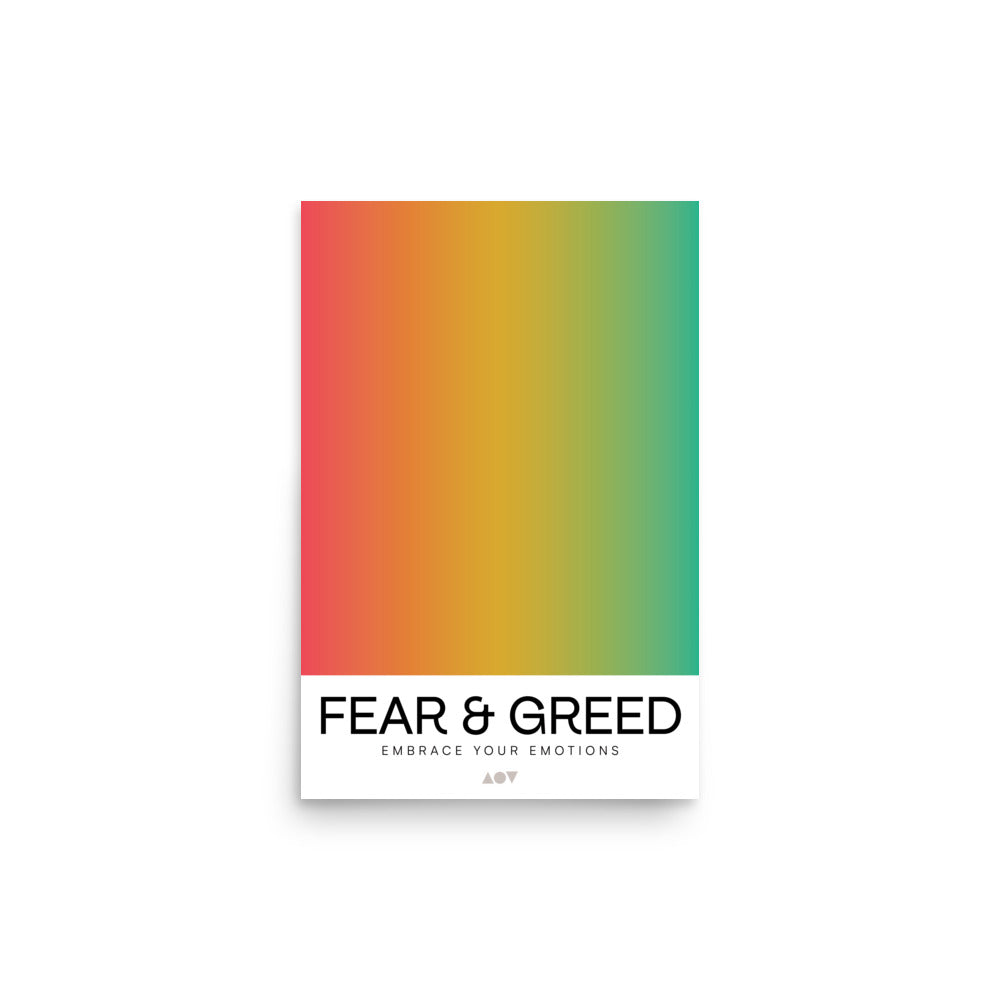 Fear & Greed Gradient Print