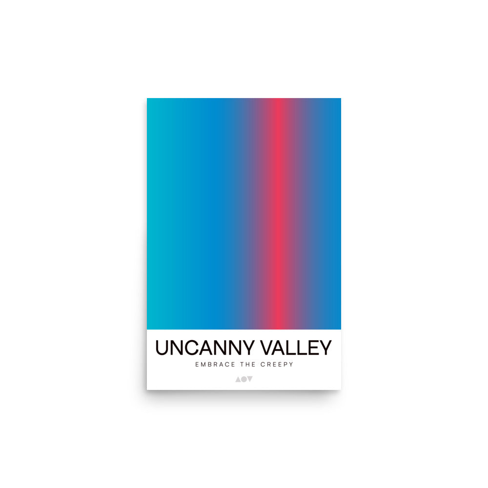 Uncanny Valley Sentiment Print
