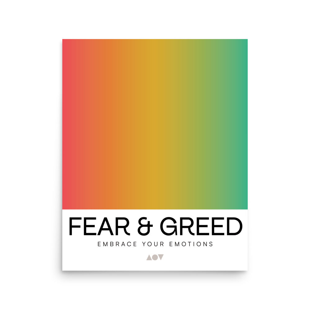 Fear & Greed Gradient Print