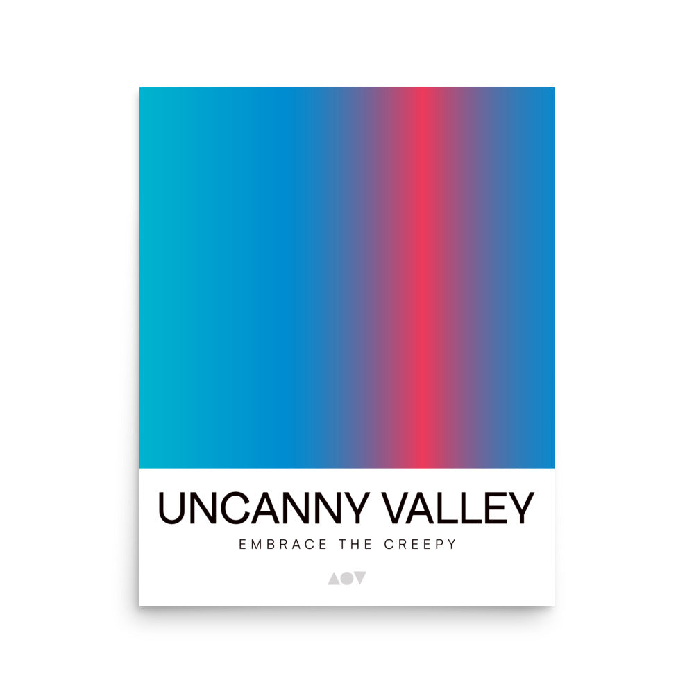Uncanny Valley Sentiment Print