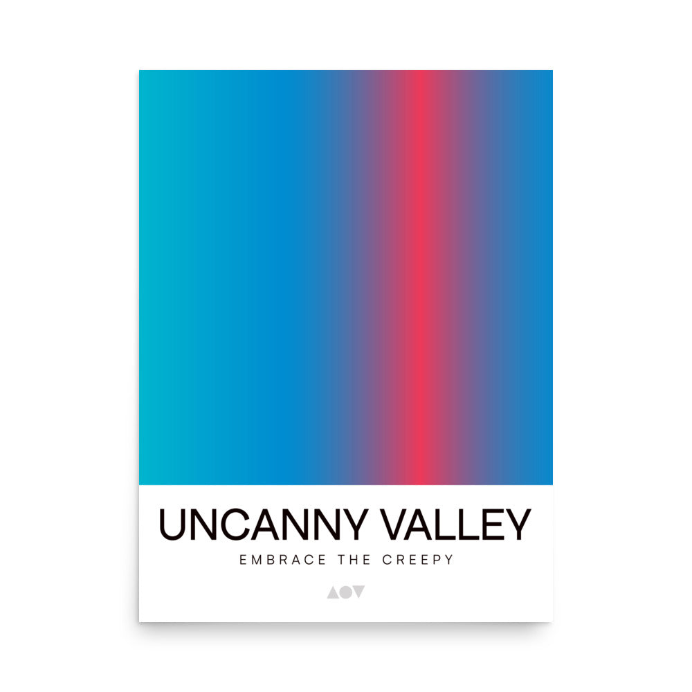 Uncanny Valley Sentiment Print