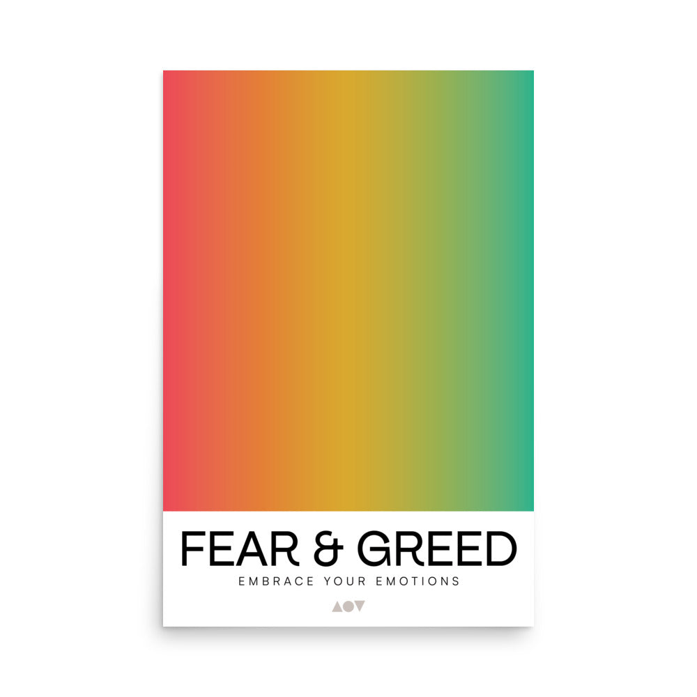 Fear & Greed Gradient Print