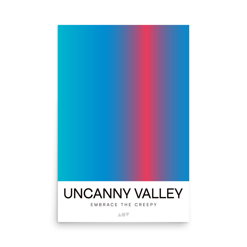 Uncanny Valley Sentiment Print